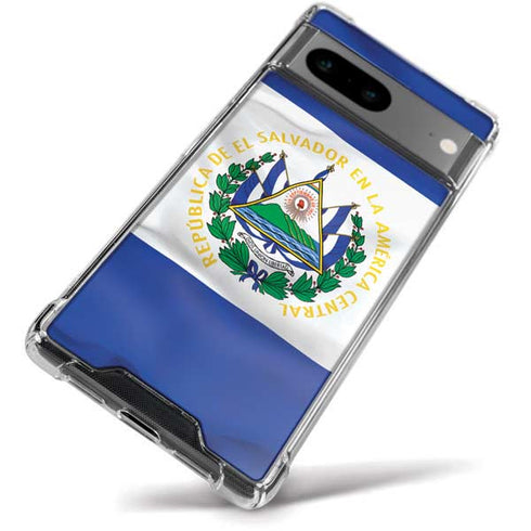 El Salvador Flag Google Pixel 8a Clear Case